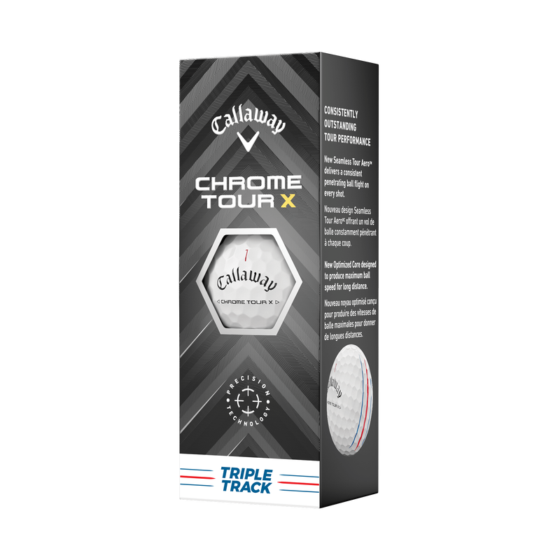 Chrome Tour X Triple Track Golf Balls - View 4