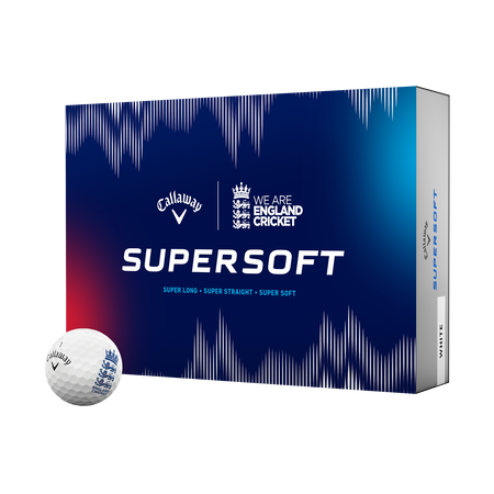 Limited Edition England Cricket Supersoft Balls (Dozen)