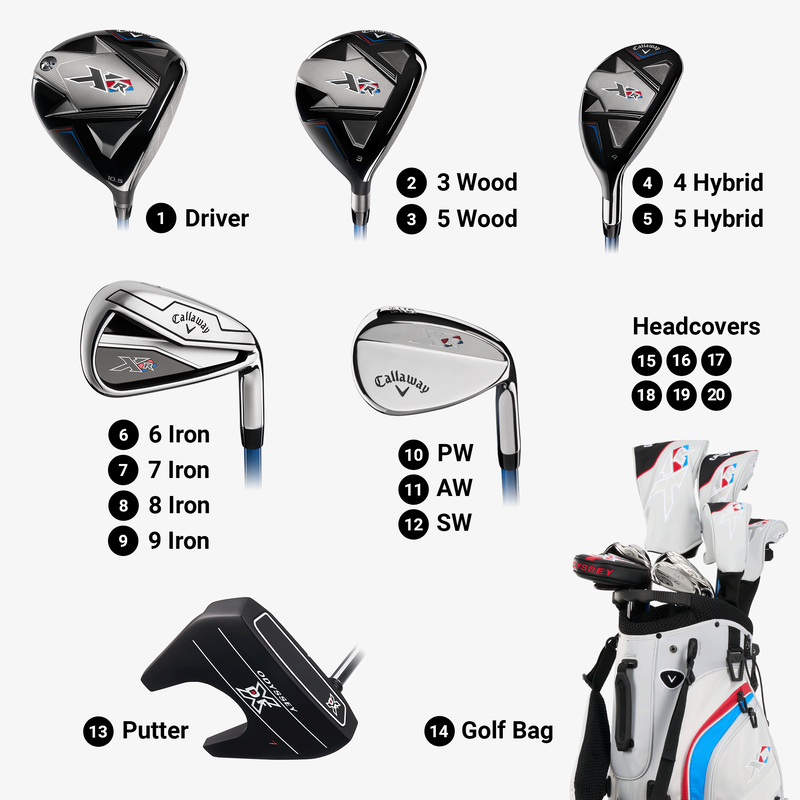 Men's XR 13-Piece Complete Set - View 4
