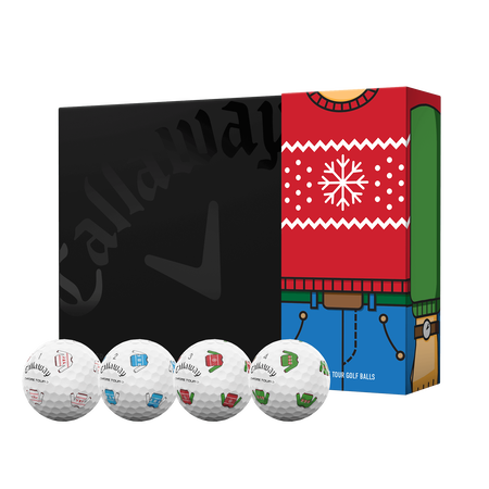 Limited Edition Chrome Tour Ugly Sweater Golf Balls (Dozen)