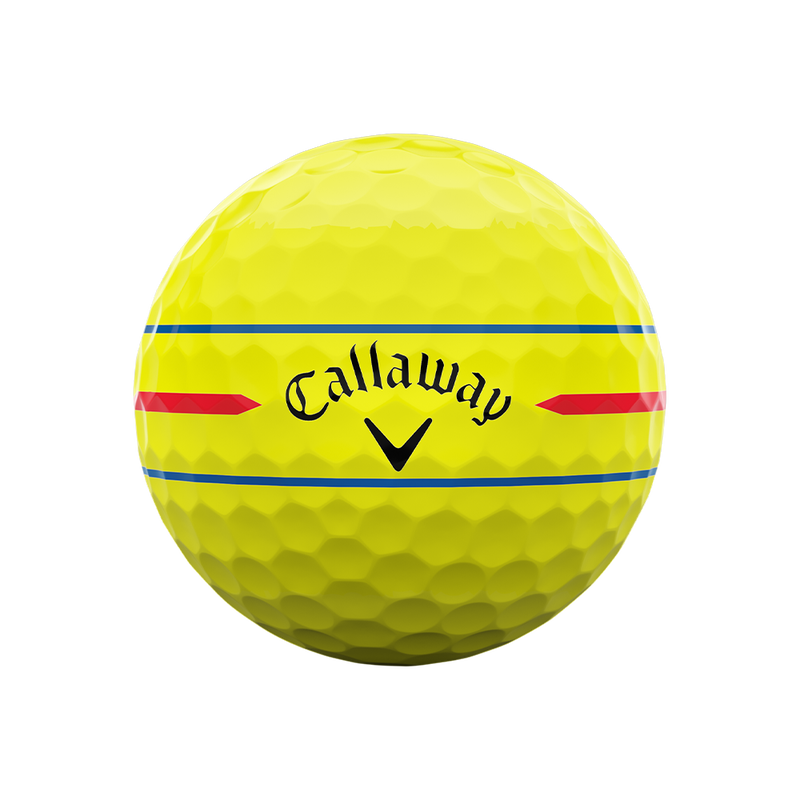 Chrome Soft 360 Triple Track Yellow Golf Balls (Dozen) - View 4