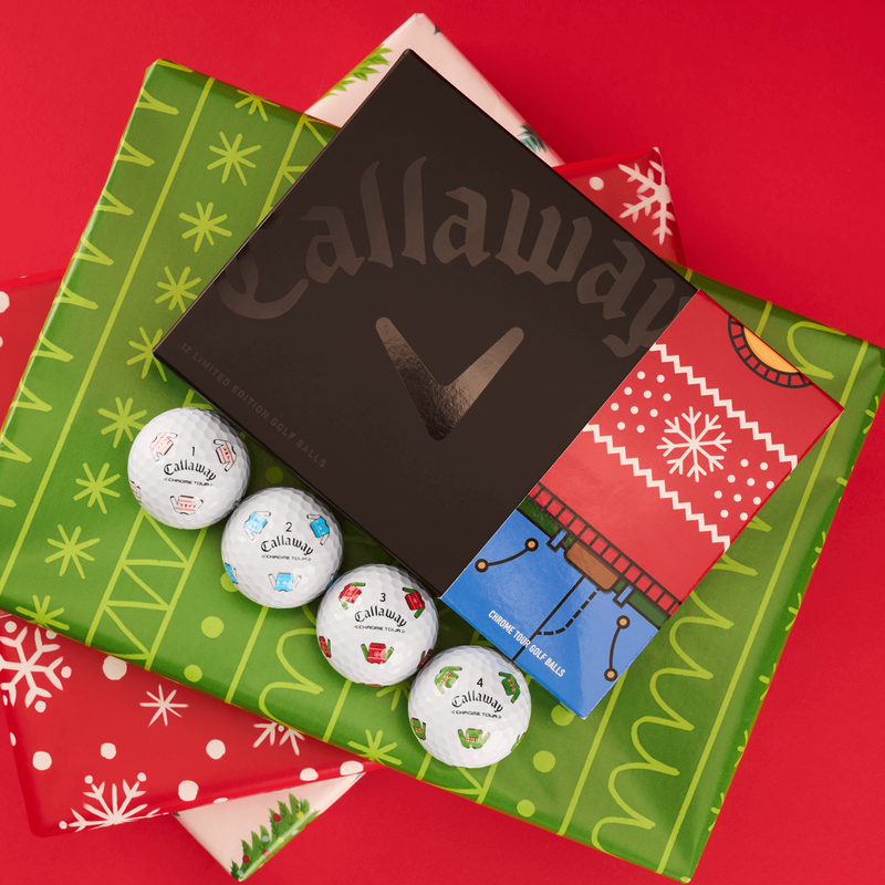 Limited Edition Chrome Tour Ugly Sweater Golf Balls (Dozen) - View 5