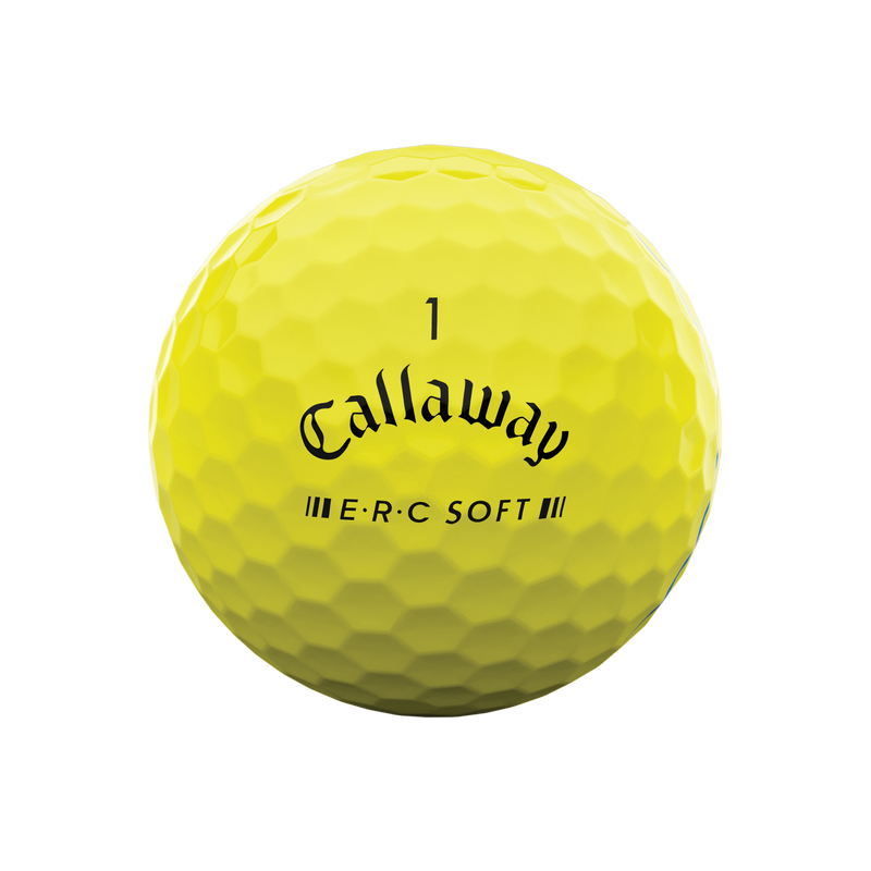 E•R•C Soft Yellow Golf Balls (Dozen) - View 3