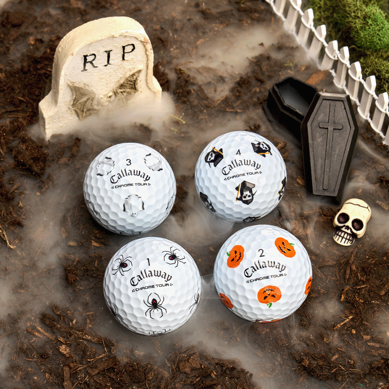 Limited Edition Chrome Tour Scary Nights Golf Balls (Dozen) - View 4