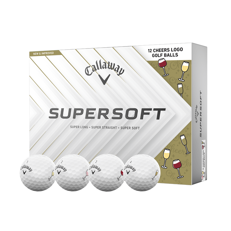 Limited Edition Supersoft Cheers Golf Balls - View 1