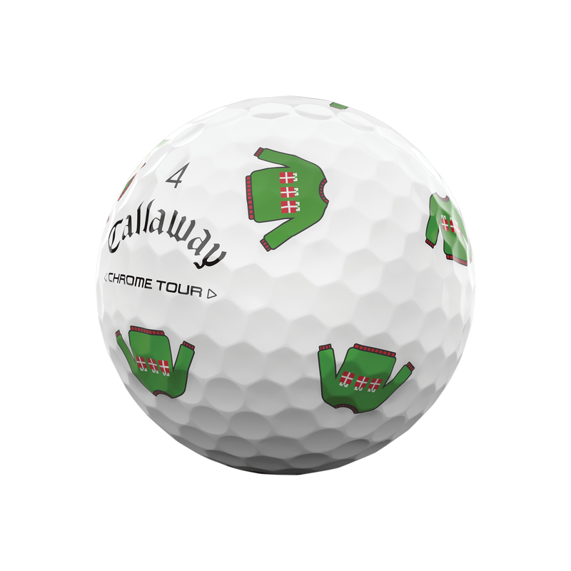 Limited Edition Chrome Tour Ugly Sweater Golf Balls (Dozen) - View 9