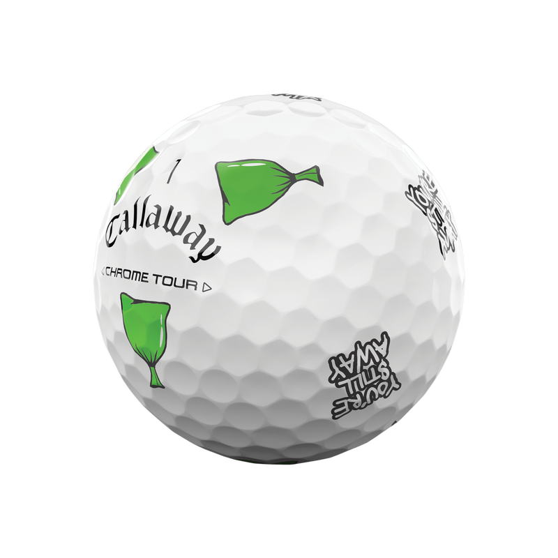 Balles de golf Chrome Tour Trash Talk en édition limitée (douzaine) - View 4