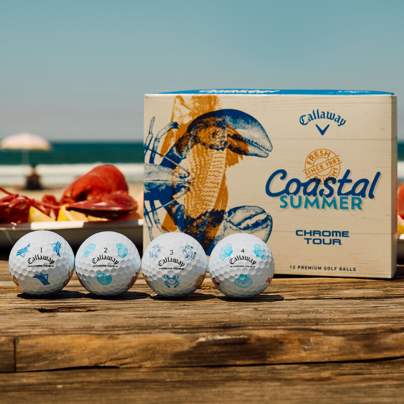 Chrome Tour Coastal Summer Golf Balls - View 5