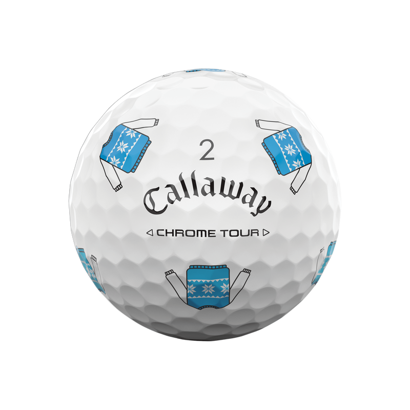 Balles De Golf Chrome Tour 'Ugly Sweater' - Édition Limitée (Douzaine) - View 7