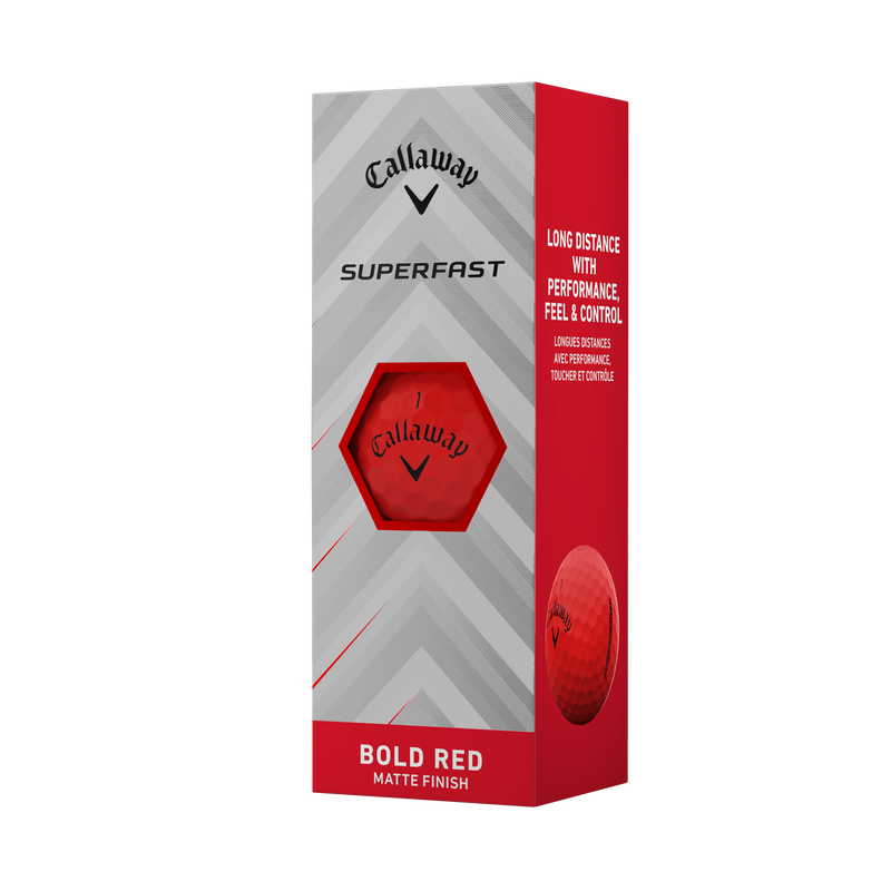 Lot de 15 balles Superfast rouge vif - View 4