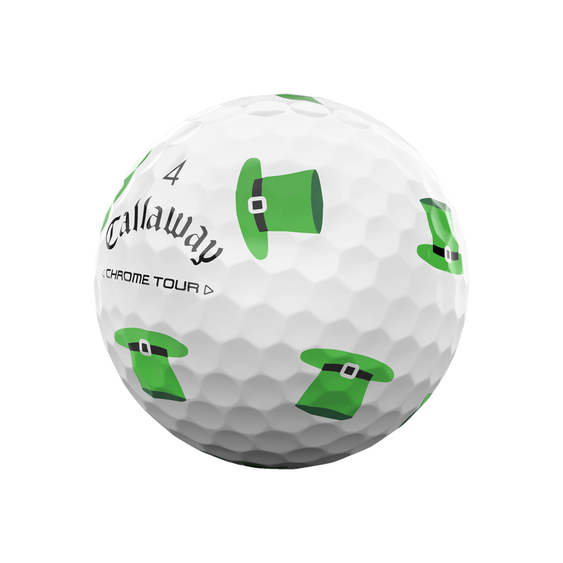 Balles de Golf Chrome Tour Luck of the Irish &ndash; &Eacute;dition Limit&eacute;e (Douzaine) - View 10