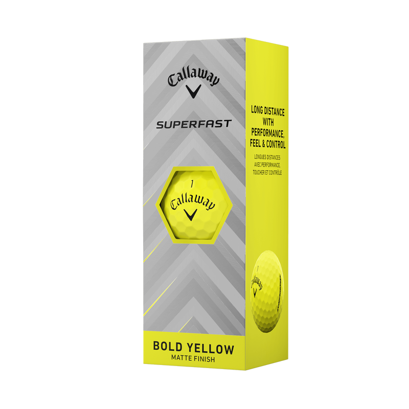 Superfast Bold Yellow 15-Pack Golf Balls - View 4