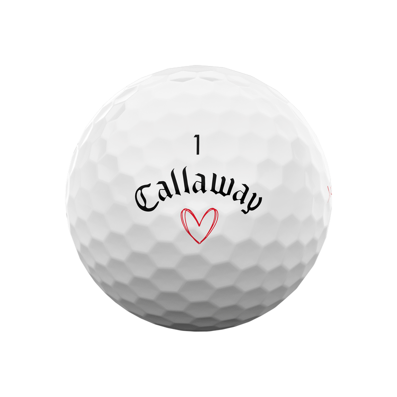 Balles de Golf Supersoft Love &ndash; &Eacute;dition Limit&eacute;e (Douzaine) - View 4