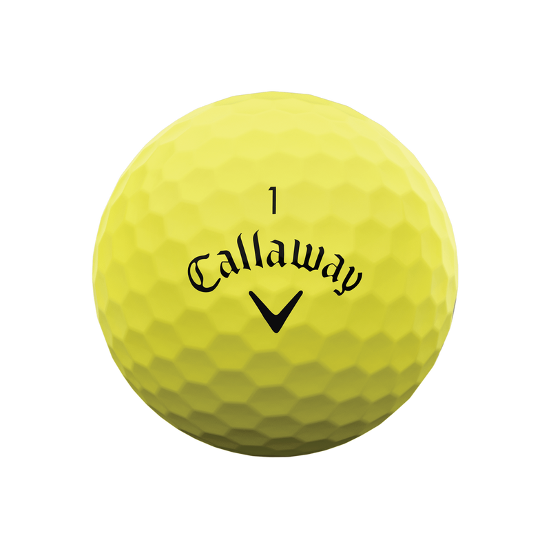 Balles de golf Callaway Supersoft Jaunes (Douzaine) - View 3