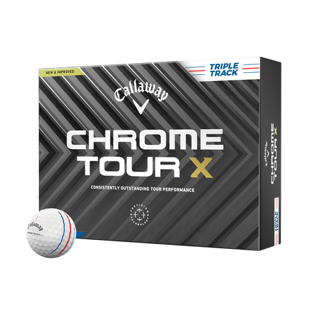 Balles de golf Chrome Tour X Triple Track
