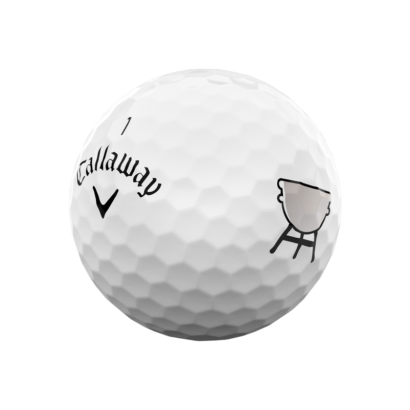 Balles De Golf Supersoft: 'Father's Day Grillmaster' - &Eacute;dition Limit&eacute;e (Douzaine) - View 3