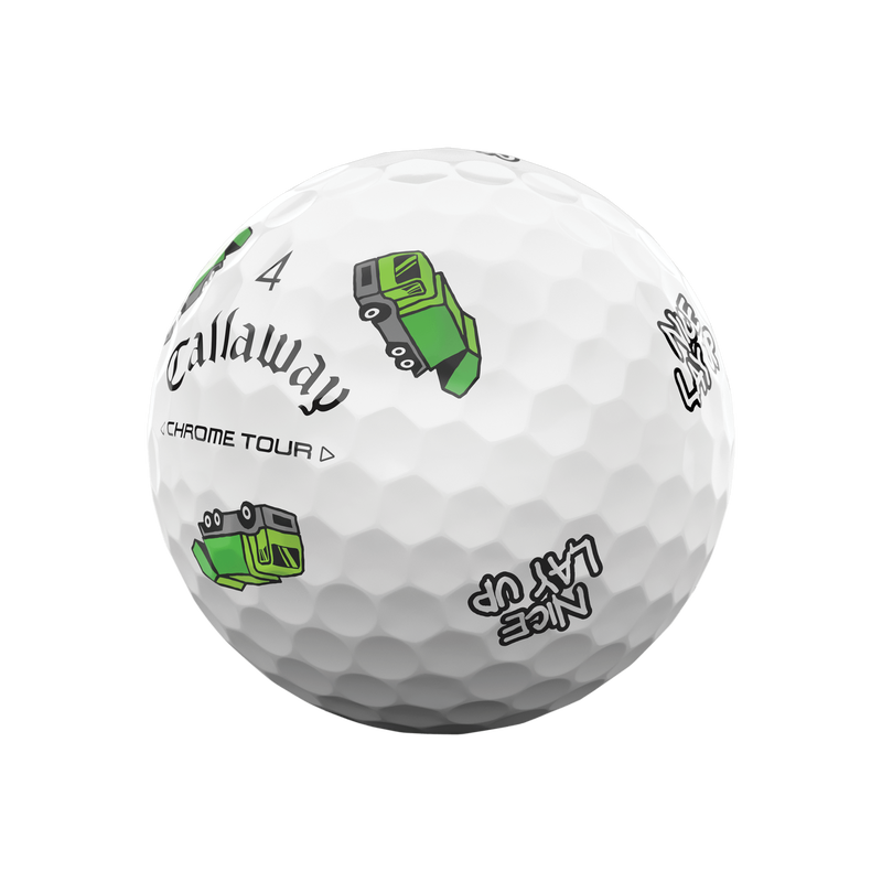Balles de golf Chrome Tour Trash Talk en &eacute;dition limit&eacute;e (douzaine) - View 10