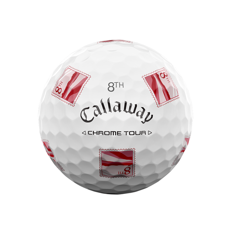 Balles De Golf Chrome Tour Major Series: Majeur De Juillet - &Eacute;dition Limit&eacute;e (Douzaine) - View 5