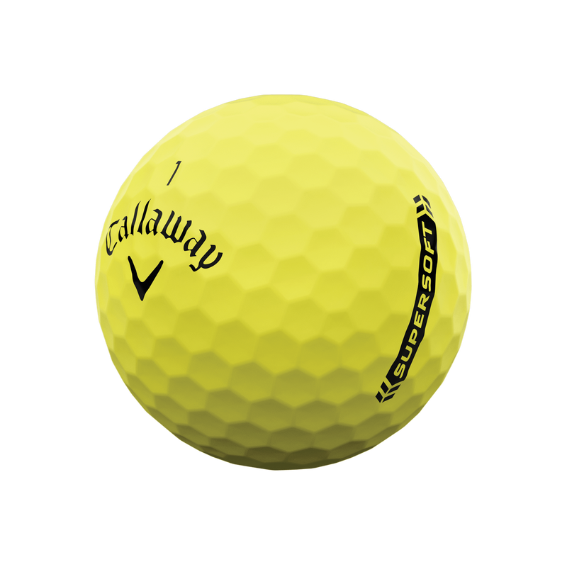 Balles de golf Callaway Supersoft Jaunes (Douzaine) - View 2