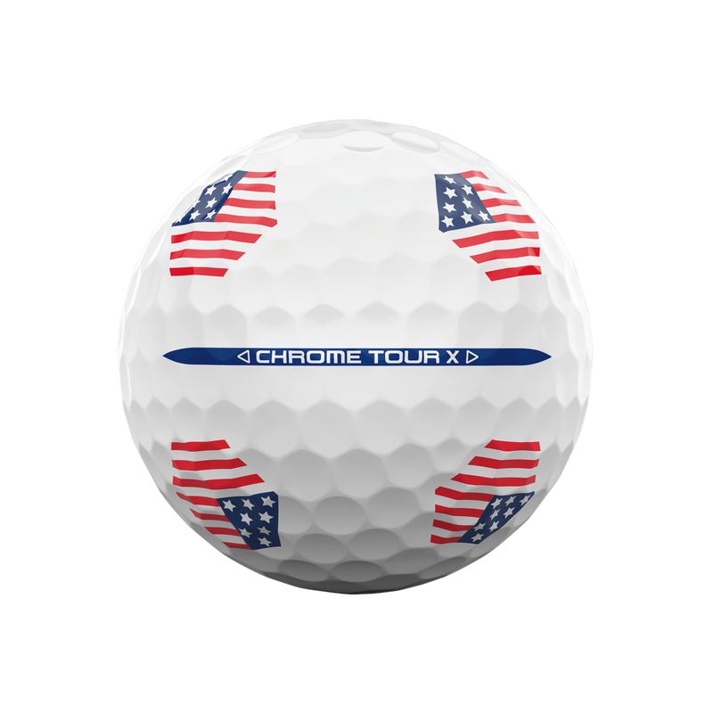 Balles de Golf Chrome Tour X USA TruTrack - &Eacute;dition Limit&eacute;e (Douzaine) - View 4