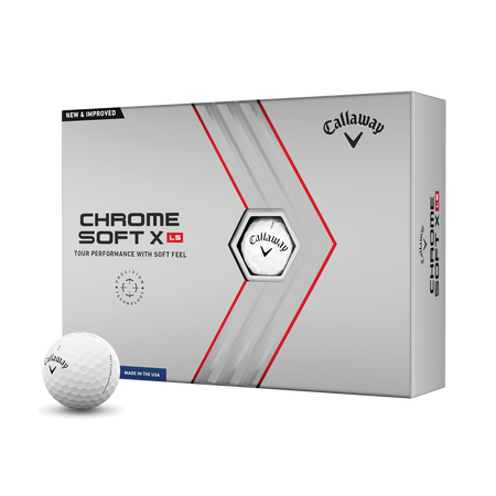 Balles de Golf Chrome Soft X LS (Douzaine)