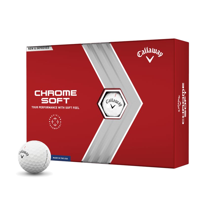 Balles de Golf Chrome Soft (Douzaine) - View 1