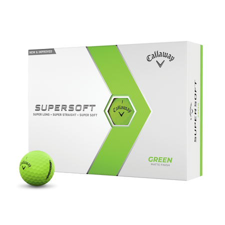 Balles de Golf Callaway Supersoft Vertes (Douzaine)