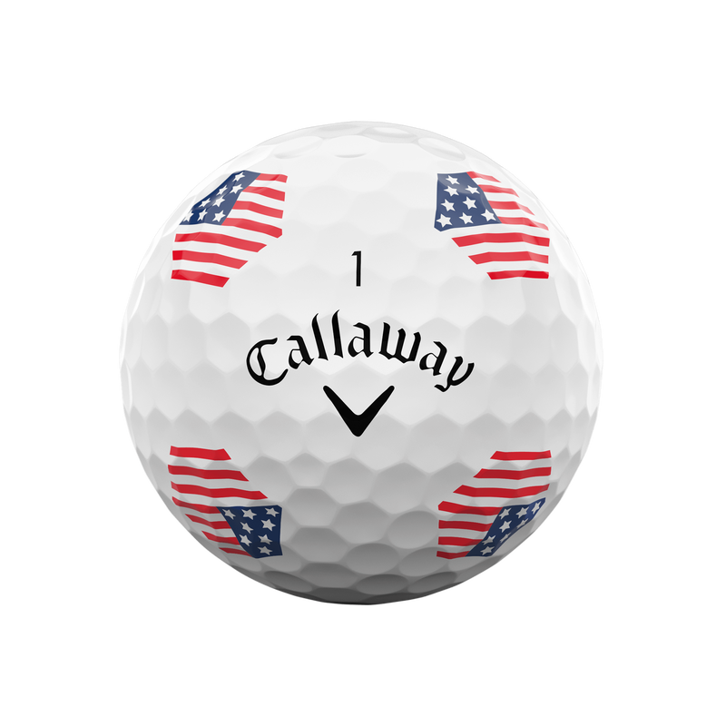 Balles de Golf Chrome Tour X USA TruTrack - &Eacute;dition Limit&eacute;e (Douzaine) - View 3