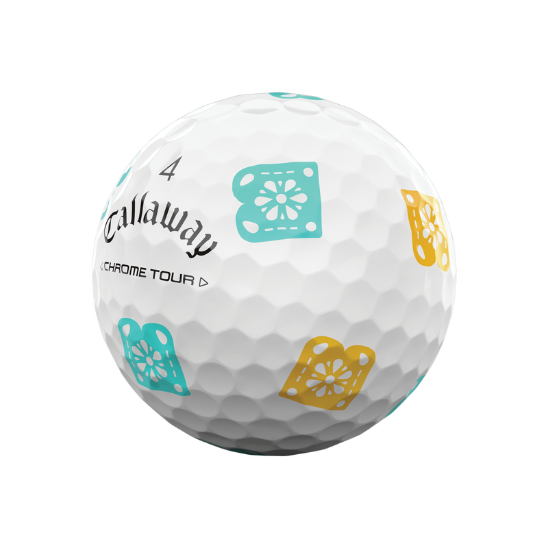 Chrome Tour Día de los Muertos Golf Balls - View 10