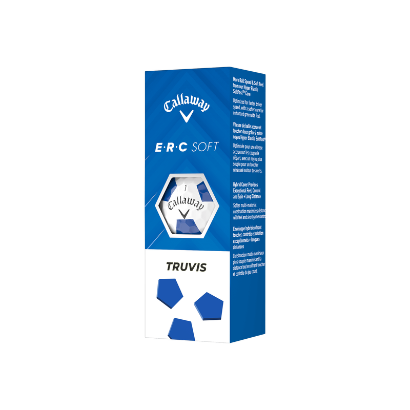 Balles E&bull;R&bull;C Soft Truvis bleues (douzaine) - View 4