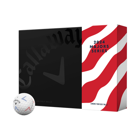 Balles De Golf Chrome Tour Major Series: Majeur de Juin - &Eacute;dition Limit&eacute;e (Douzaine)