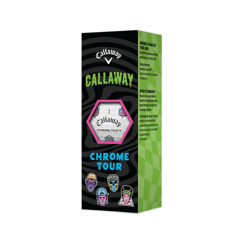 Chrome Tour Halloween Golf Balls - View 7