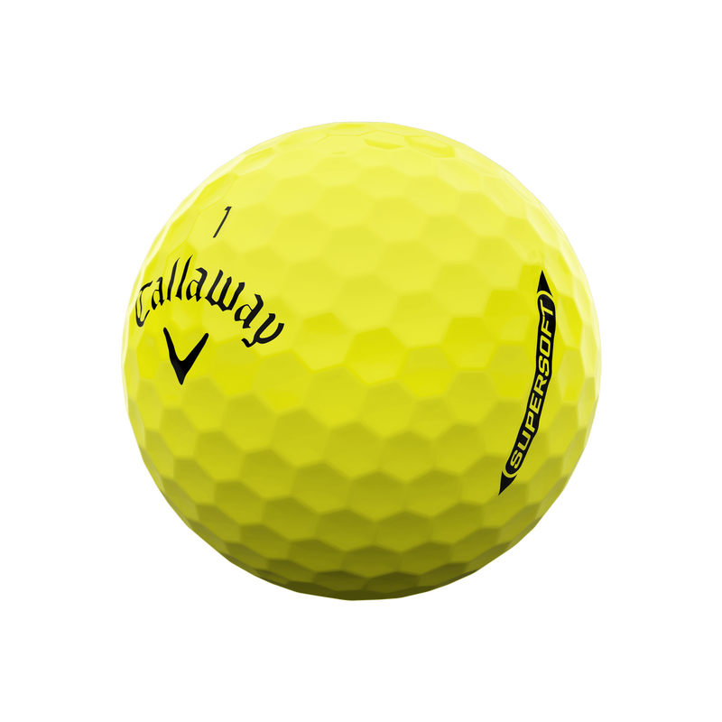 Balles Supersoft jaunes (douzaine) - View 2