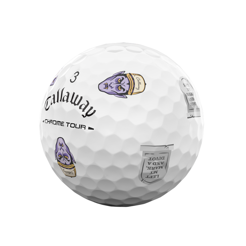 Chrome Tour Halloween Golf Balls - View 5