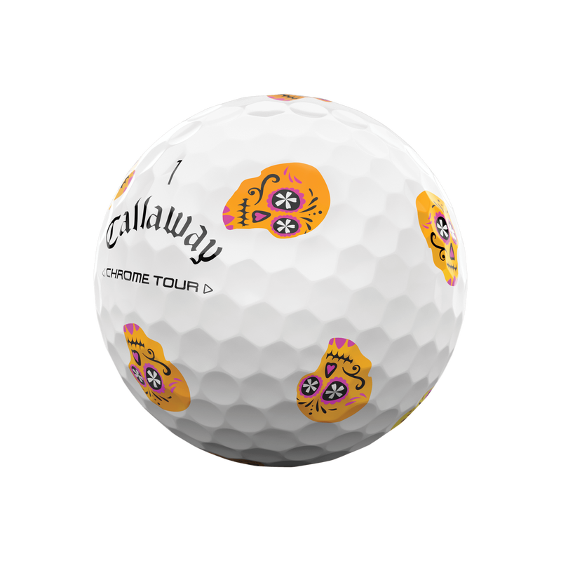 Chrome Tour Día de los Muertos Golf Balls - View 2