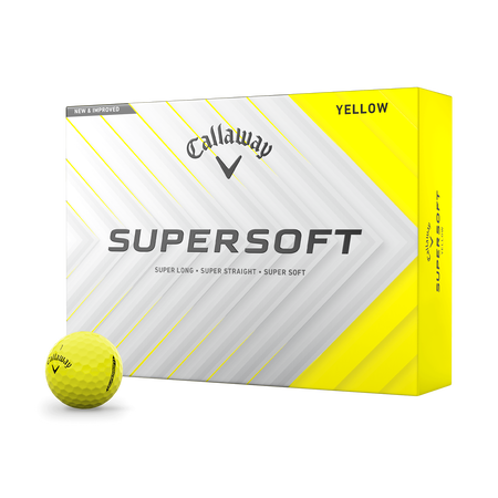 Balles Supersoft jaunes (douzaine)