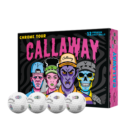 Chrome Tour Halloween Golf Balls