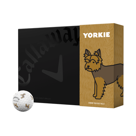 Chrome Tour &laquo;&nbsp;Small Dogs&nbsp;&raquo;&nbsp;: Balles de golf Yorkshires