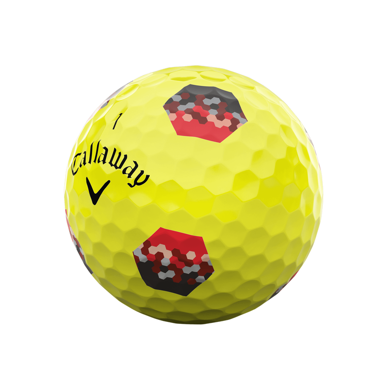 Balles de golf Chrome Soft TruTrack jaunes - View 2
