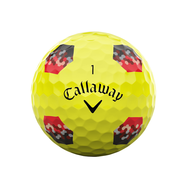 Balles de golf Chrome Soft TruTrack jaunes - View 3