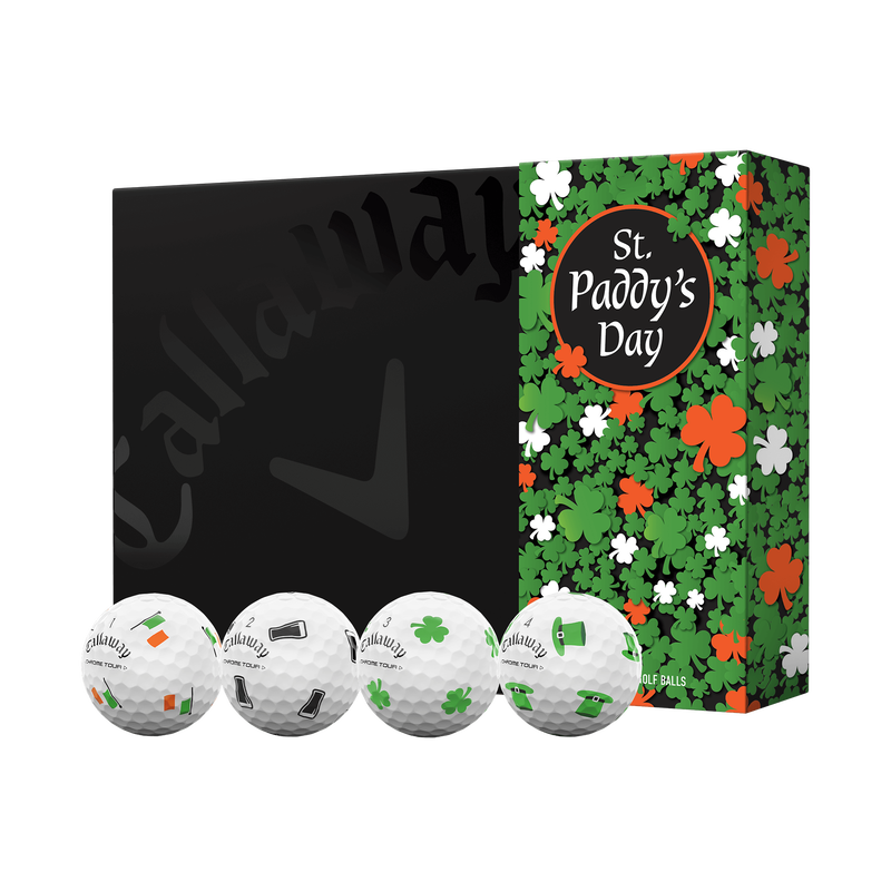 Balles de Golf Chrome Tour Luck of the Irish &ndash; &Eacute;dition Limit&eacute;e (Douzaine) - View 1