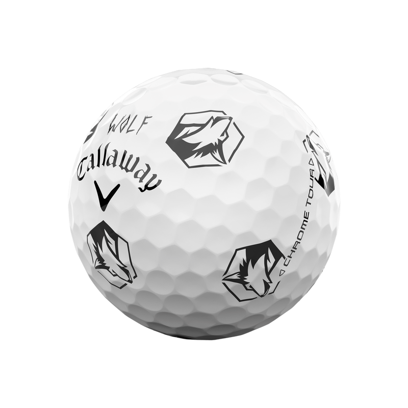 Balles De Golf Chrome Tour 'Lone Wolf' - &Eacute;dition Limit&eacute;e (Douzaine) - View 2