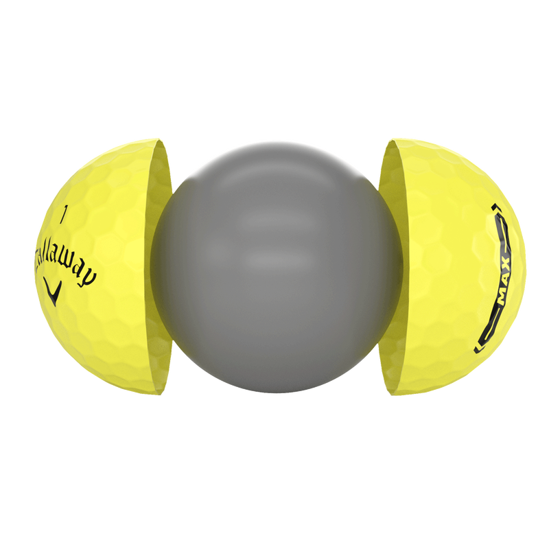 Supersoft MAX Yellow Golf Ball