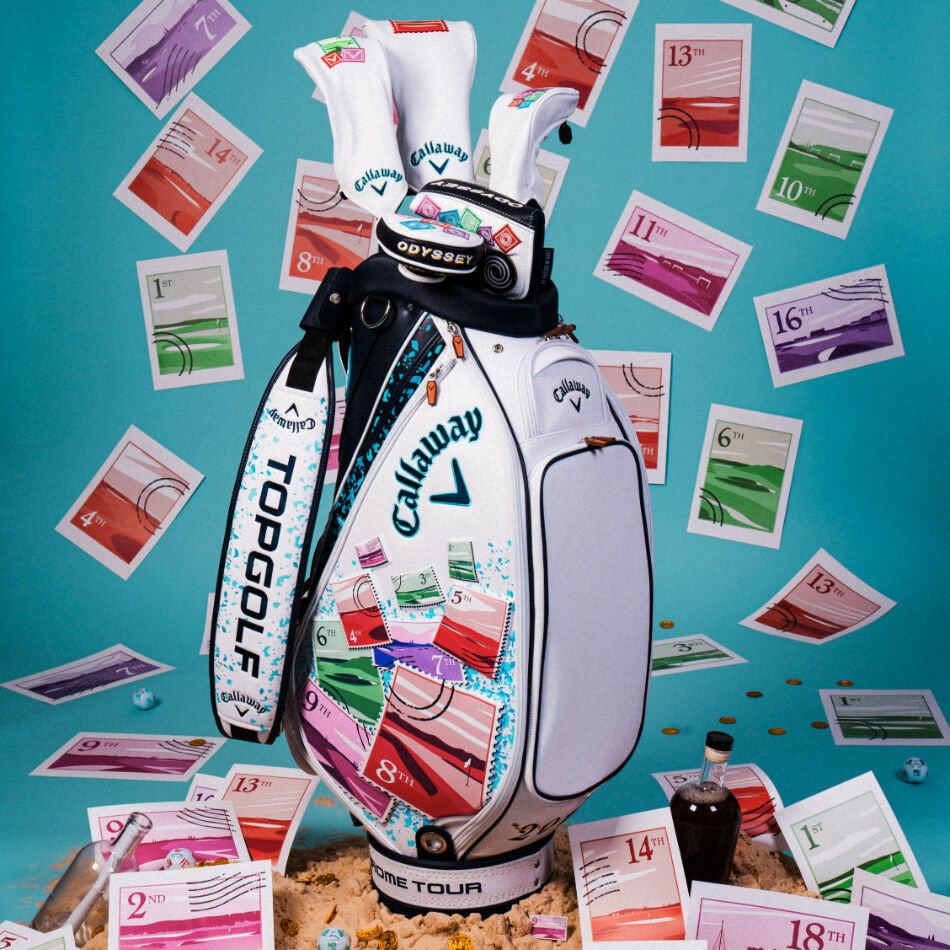Limited Edition July Major Staff Bag and Headcovers Package