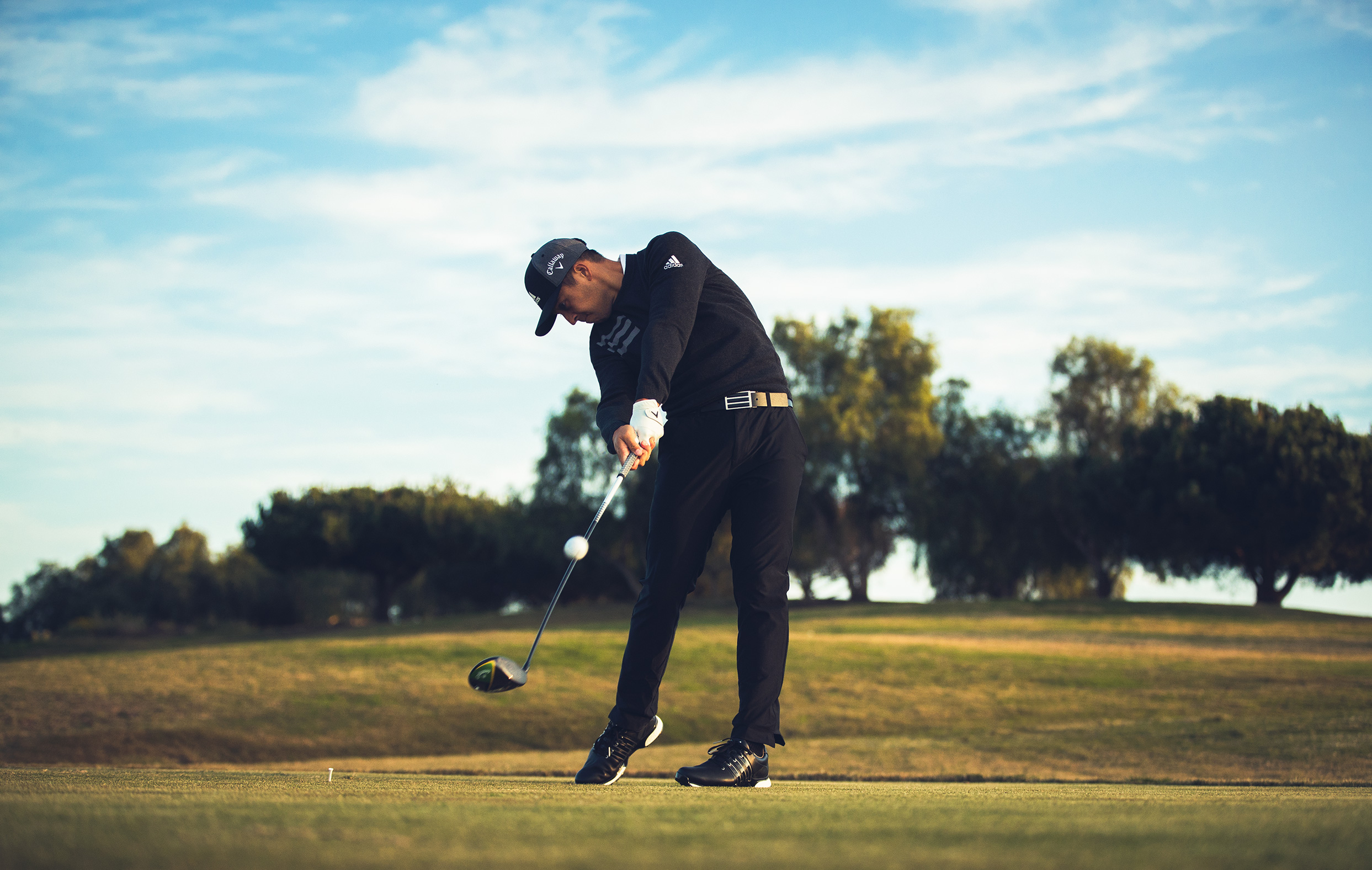 Xander Schauffele Playing Golf