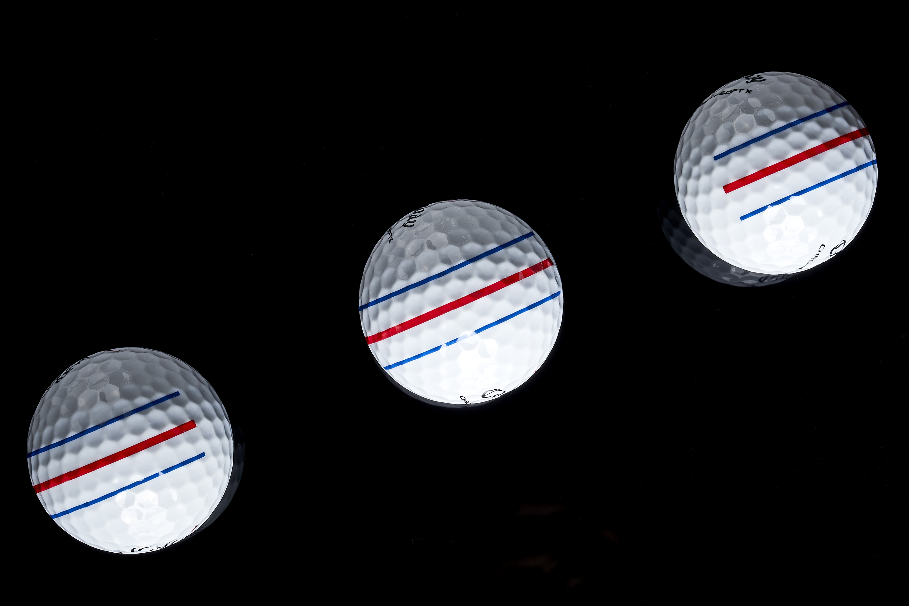 Chrome Soft X with Triple Track Golf Balls