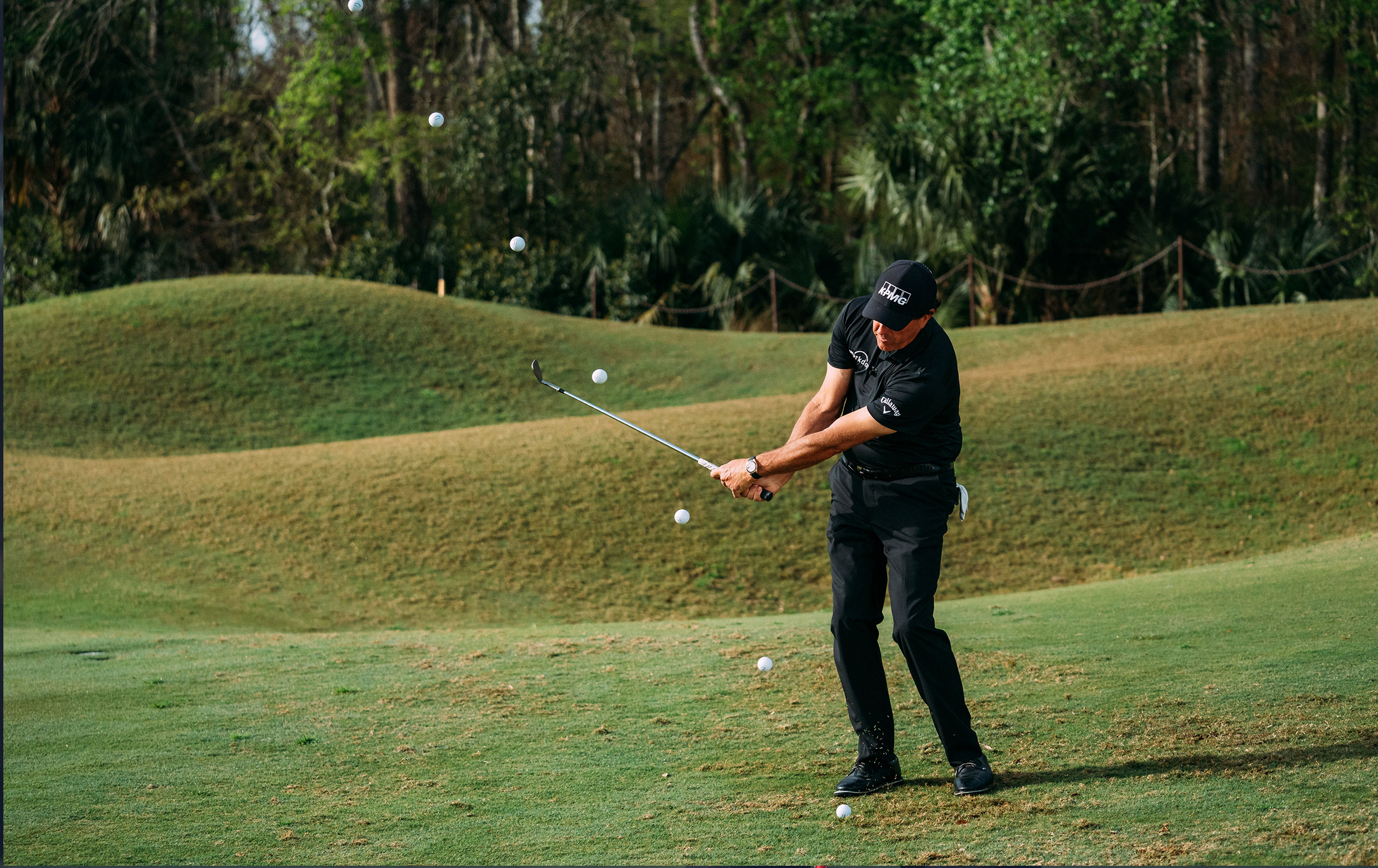 Phil Mickelson Playing Golf