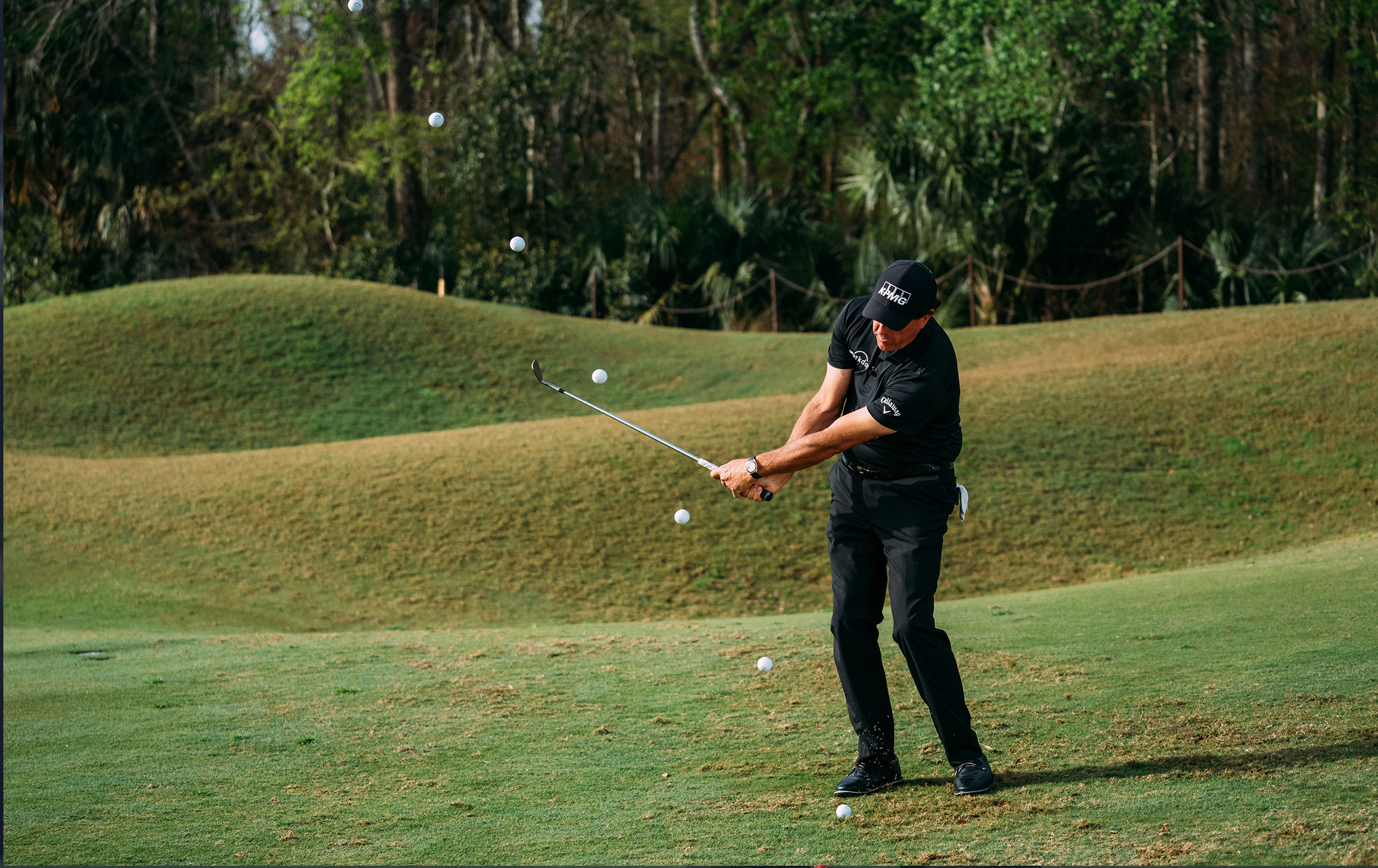 Phil Mickelson Playing Golf