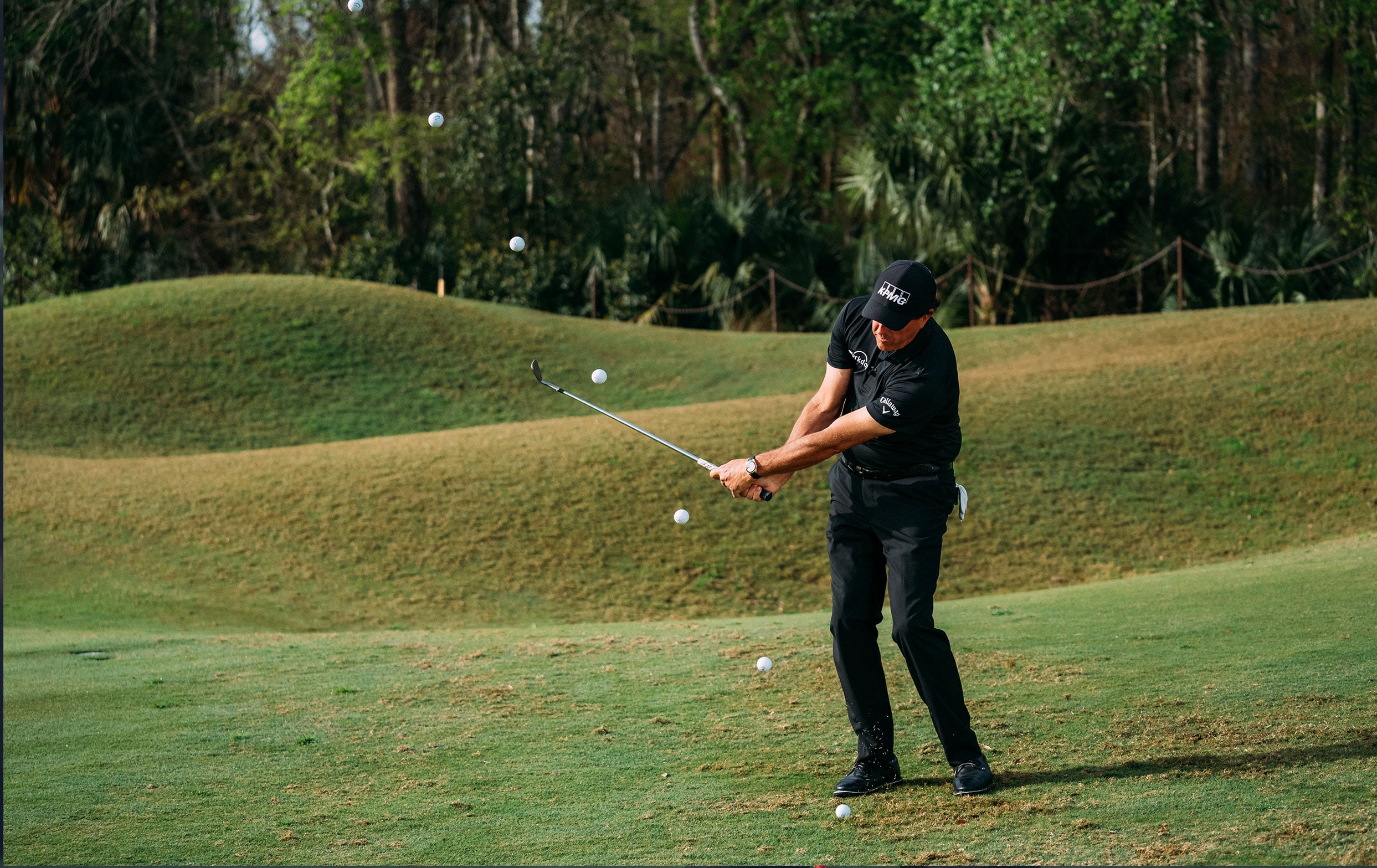 Phil Mickelson Playing Golf