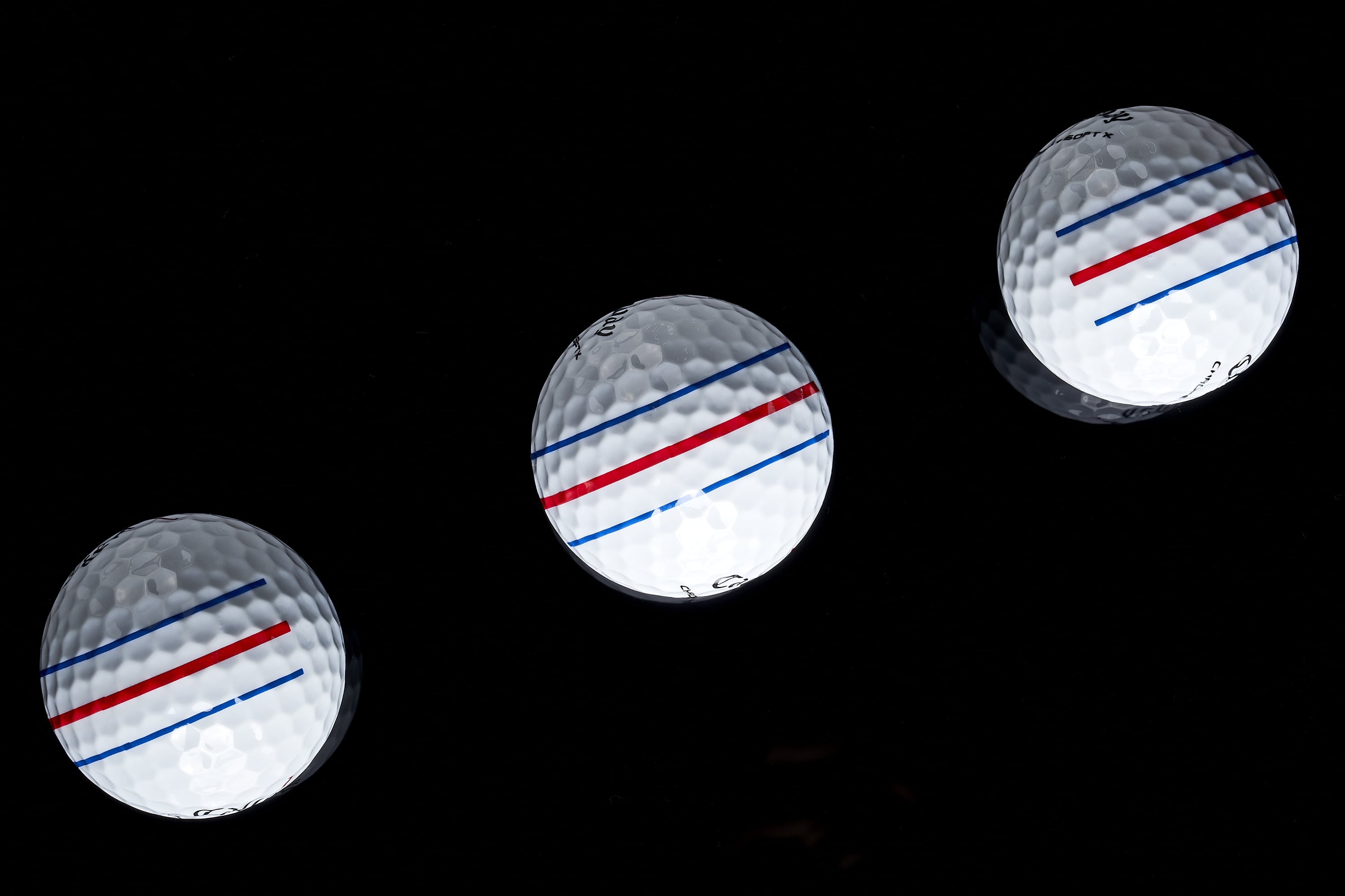 Chrome Soft X with Triple Track Golf Balls